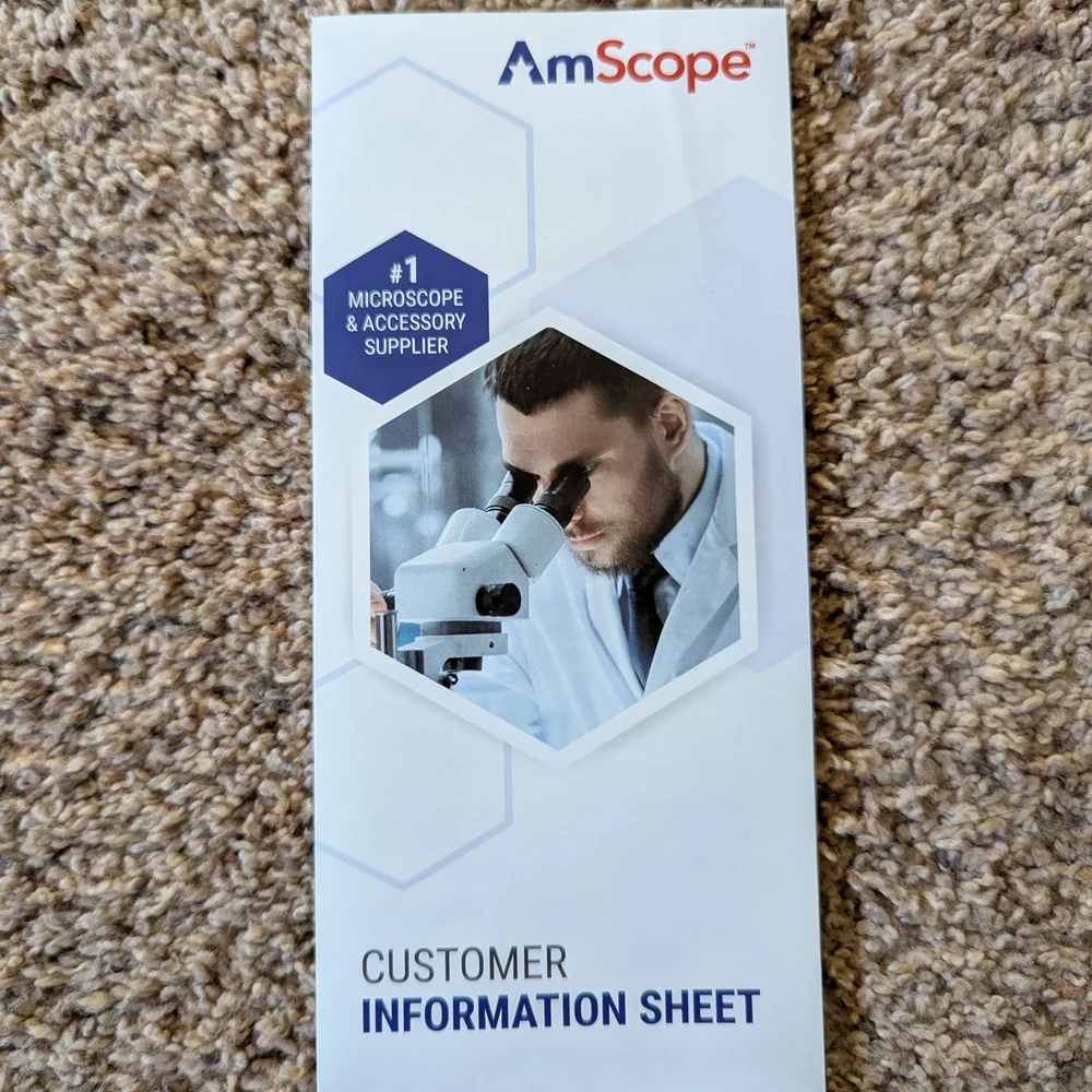 AMSCOPE Microscope - Picture 3 of 6